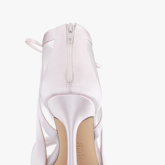 Elegant White Strappy Heels Nina Darissa size 11 - Picture 4 of 10